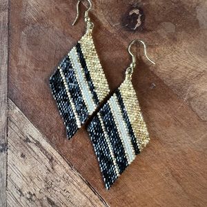 Ink+Alloy beaded earrings